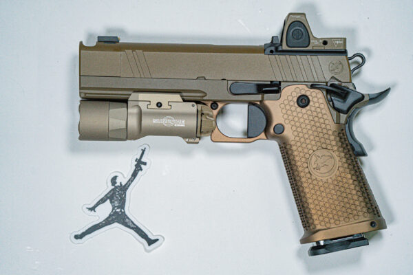 NightHawk Sand Hawk Compensator Government 9MM Tan Anodized - Image 2