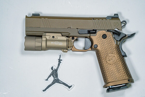 NightHawk Sand Hawk Compensator Government 9MM Tan Anodized - Image 2