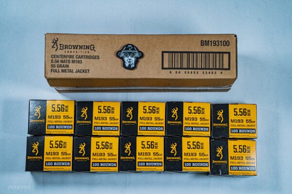 BROWNING 556MM 55GR FMJ USA 1000 - Image 2