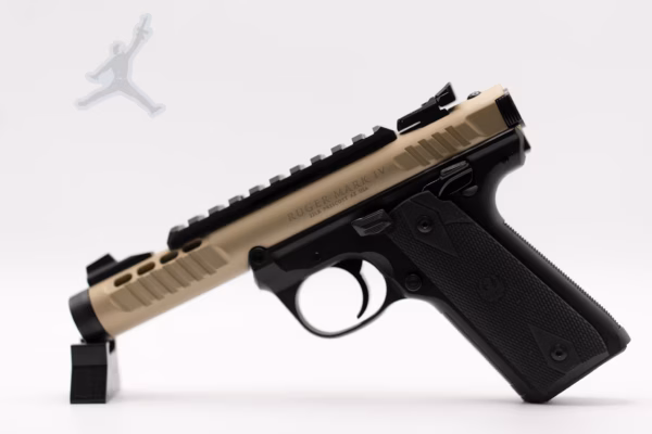 Ruger Mark IV 22/45 Lite .22LR 4.4" Pistol, Champagne Anodized - Image 2