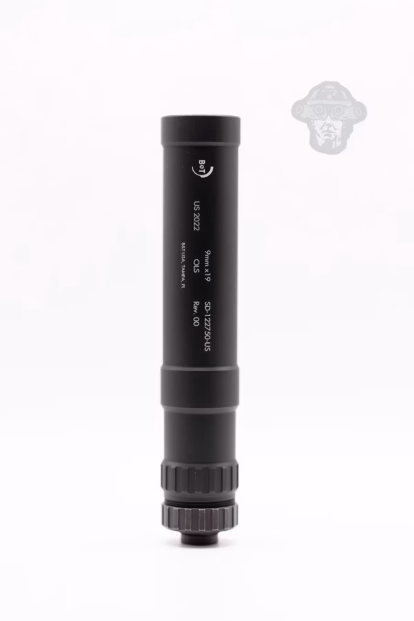 B&T Impluse OLS Compact 9mm, Black, Aluminum, 13.5x1mm Thread