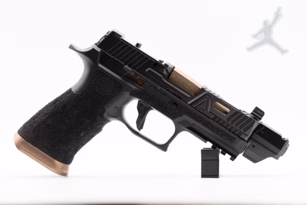 Agency Sig P320 9MM Black and Rose Gold
