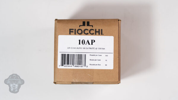 FIOCCHI 10MM AUTO FMJTC 180GR 10/500