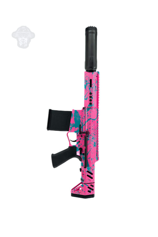 GEN-12 PDS BLACK – 5″ BARREL PINK PAINT SPLATTER - Image 2