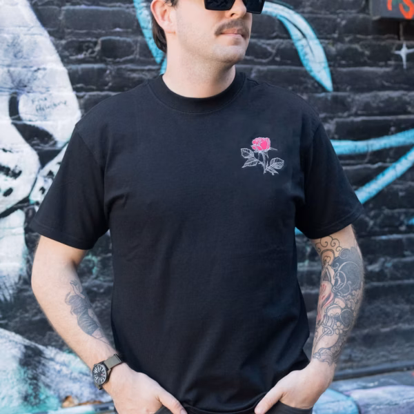 Gallensons embroidered Rose Sh...