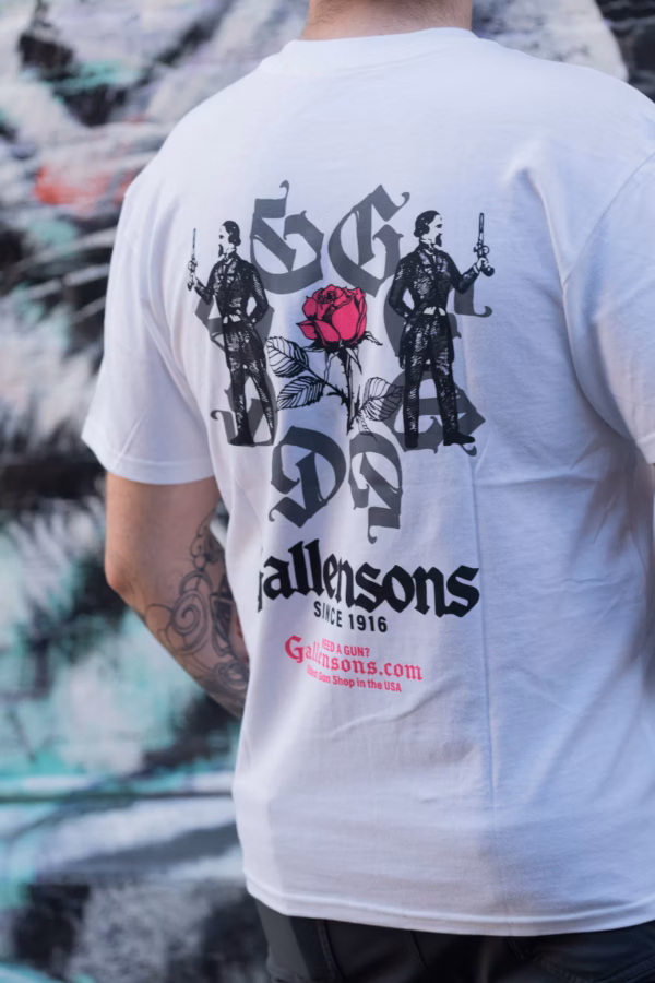 Gallensons "G" Rose Shirt White - Image 4