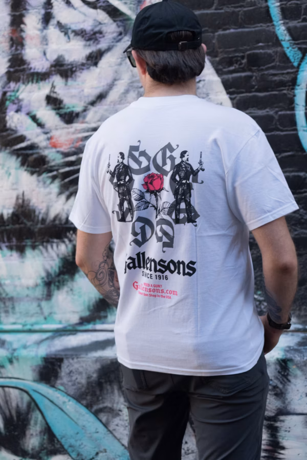Gallensons "G" Rose Shirt White - Image 3