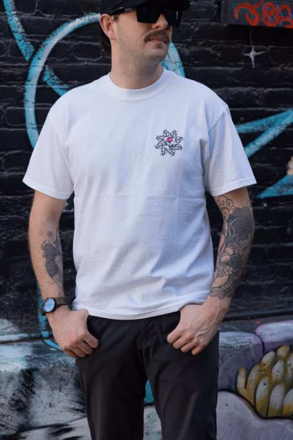 Gallensons "G" Rose Shirt White