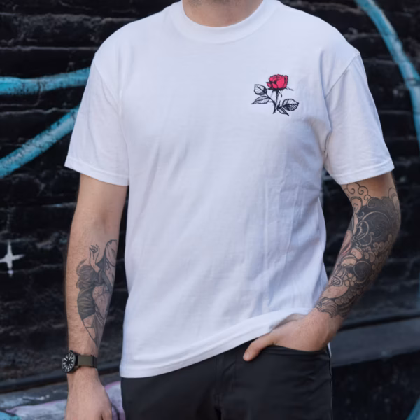 Gallensons embroidered Rose Sh...