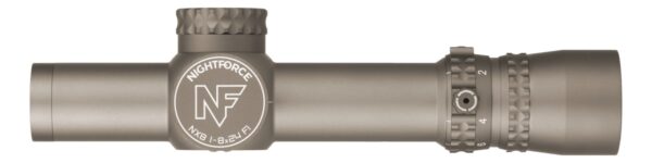 NightForce NX8 - 1-8x24mm F1 Capped FC-MOA FDE - Image 3