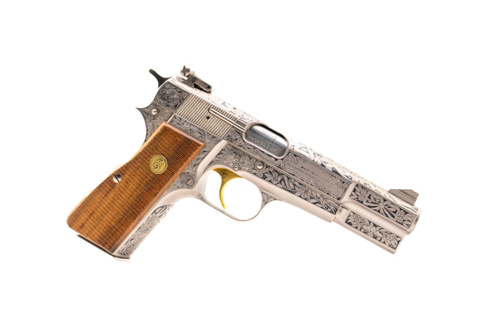 Factory Engraved Louis XVI FN Belgian Browning Hi Power 9mm Semi