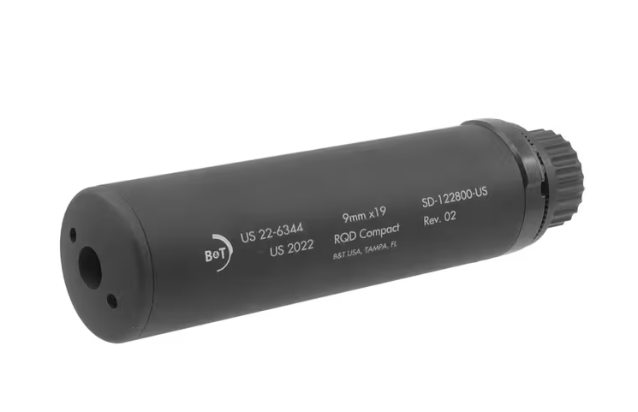 B&T SD-122800-US RQD Compact 9x19 Suppressor