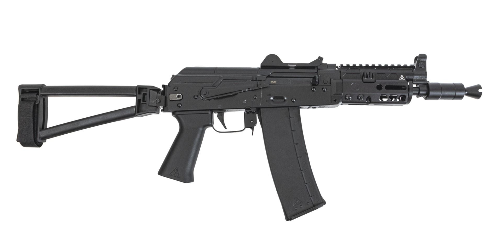 PSA Soviet Arms 300 BLK Krink Triangle Side Folding Pistol, JMAC Rail, ALG, and Soviet Arms Grip