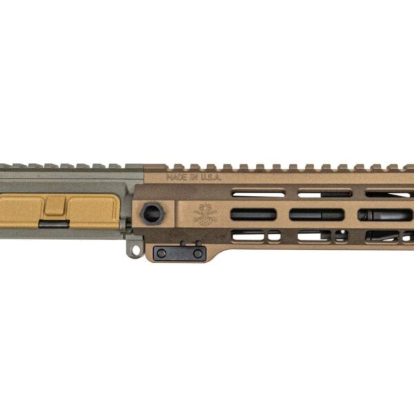 PSA "Sabre" Forged 8.5" Nitride .300 Black out Moss Green Upper, RAL 8000 D/C. and Burnt Bronze Rail