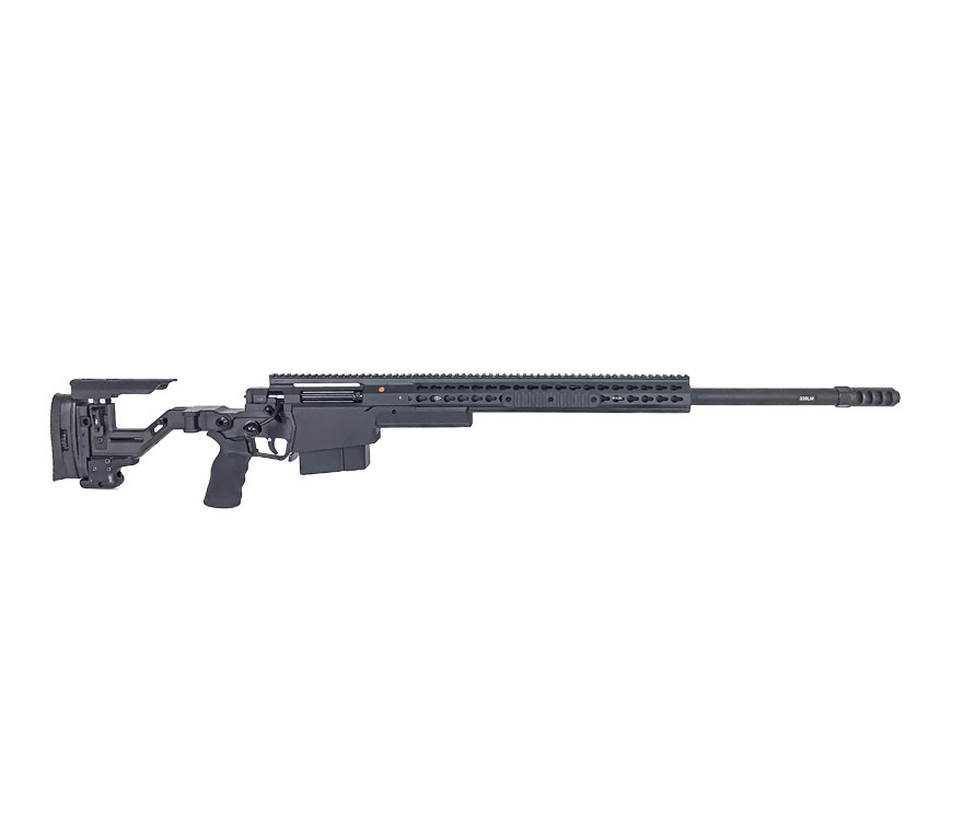 Accuracy International AXSR .300 Win Mag precision rifle in black with 26-inch barrel