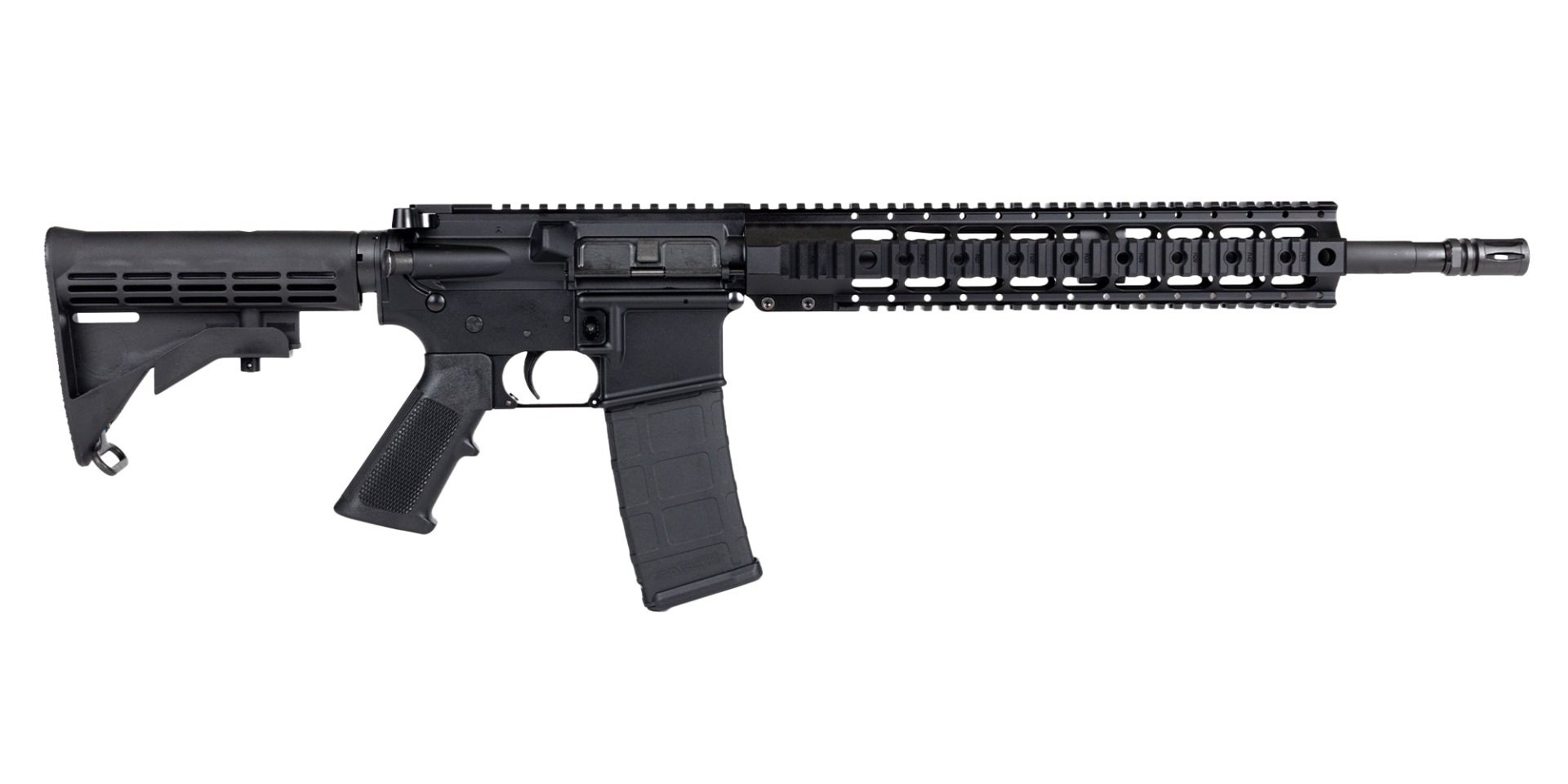 DPMS DPM4 16" 5.56 NATO 13.5" Quad-Rail Rifle, Black