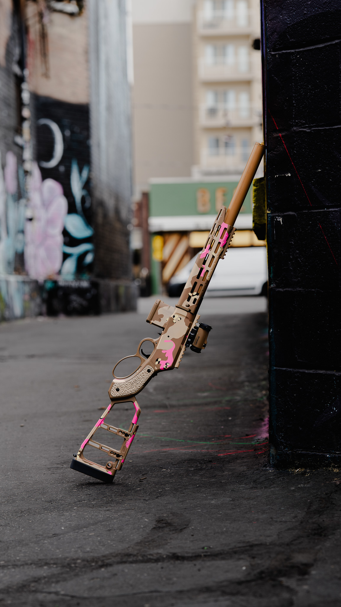 Gallenson's x Madpig Customs 300 BLK Lever Action - Choccy Chip Berry Drip