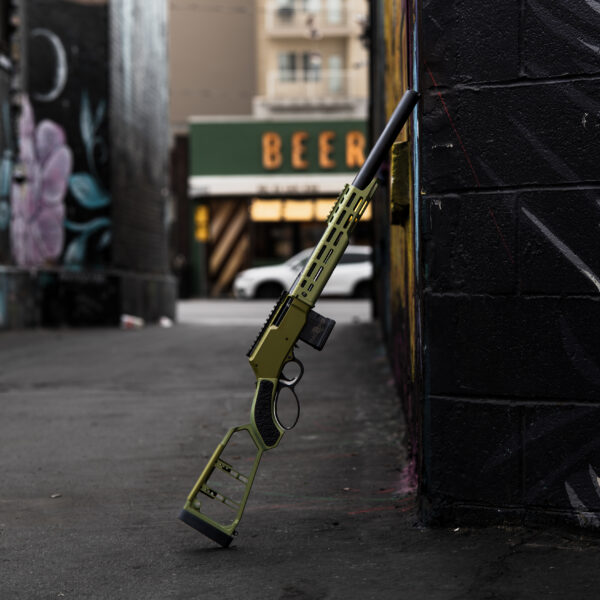 Gallenson's x Madpig Customs 300 BLK Lever Action - Mean Green