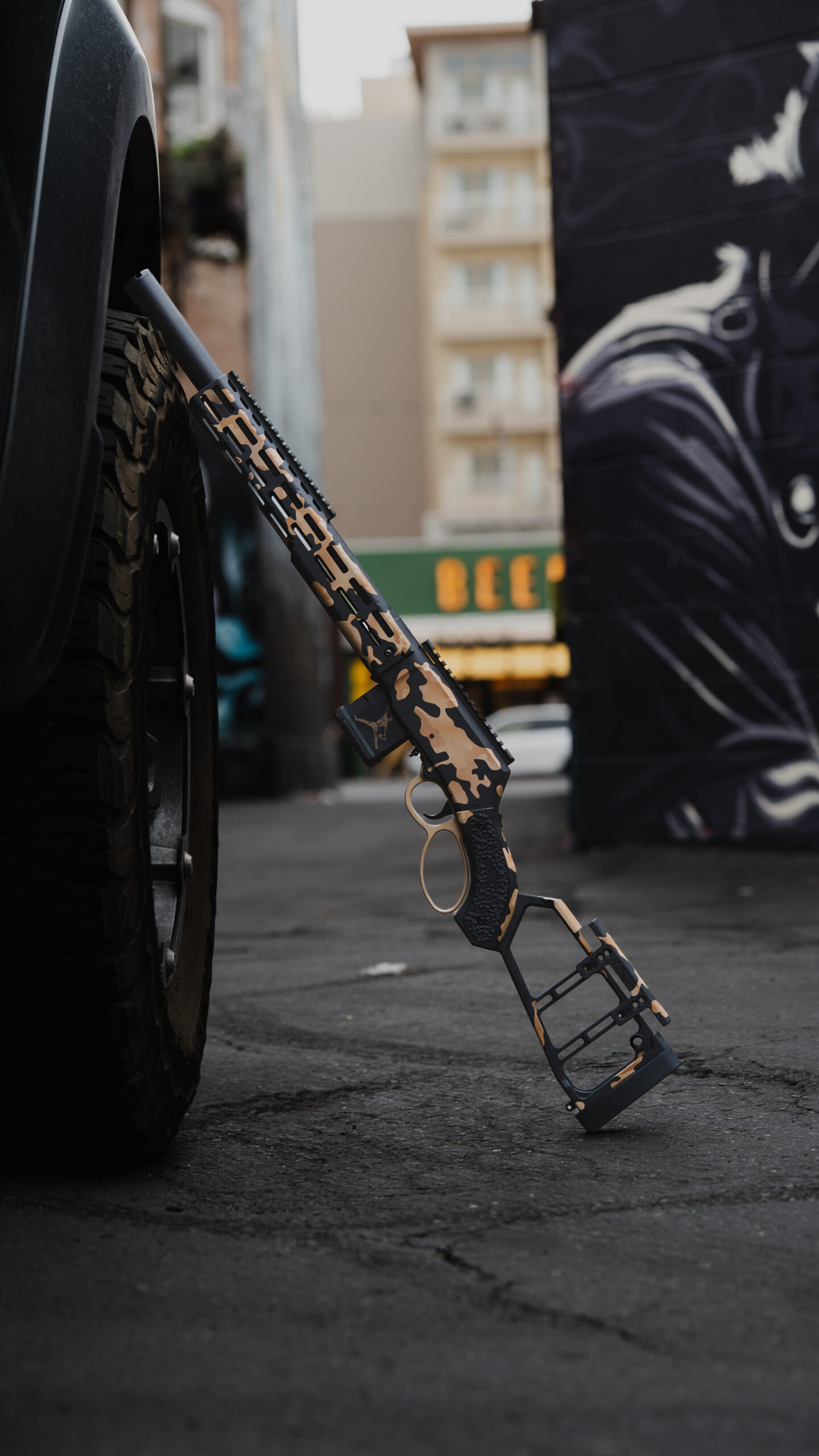Gallenson's x Madpig Customs 300 BLK Lever Action - Night Sand