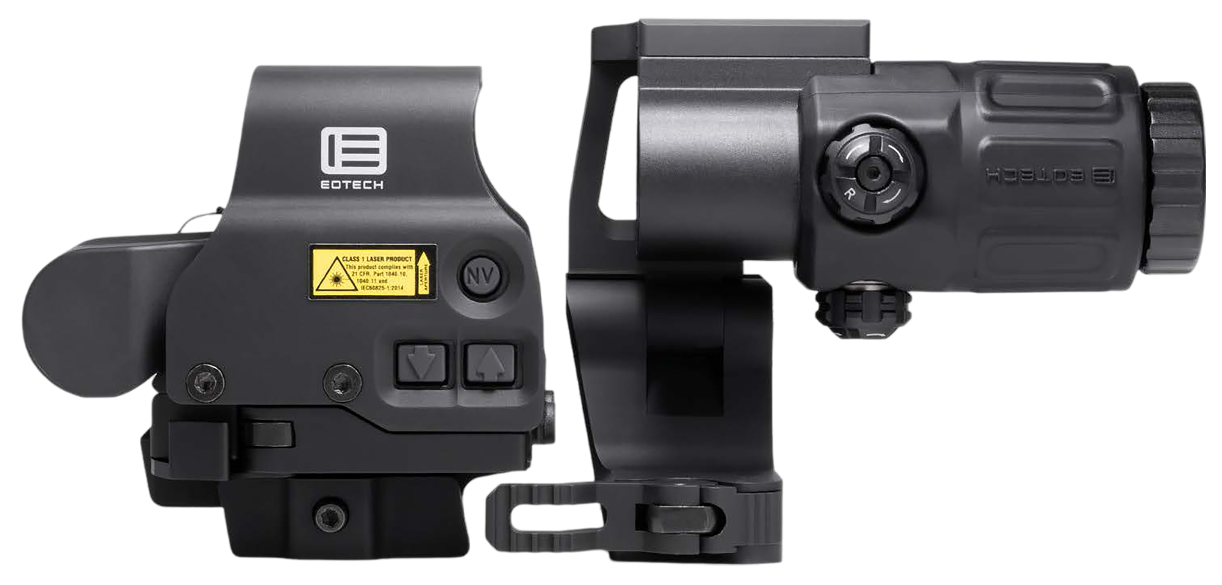 Eotech HHSSTC HHSSTC EXPS & G33 Magnifier Matte Black 1x/3x 1.20" x 0.85" 1 MOA Red Dot/68 MOA Ring