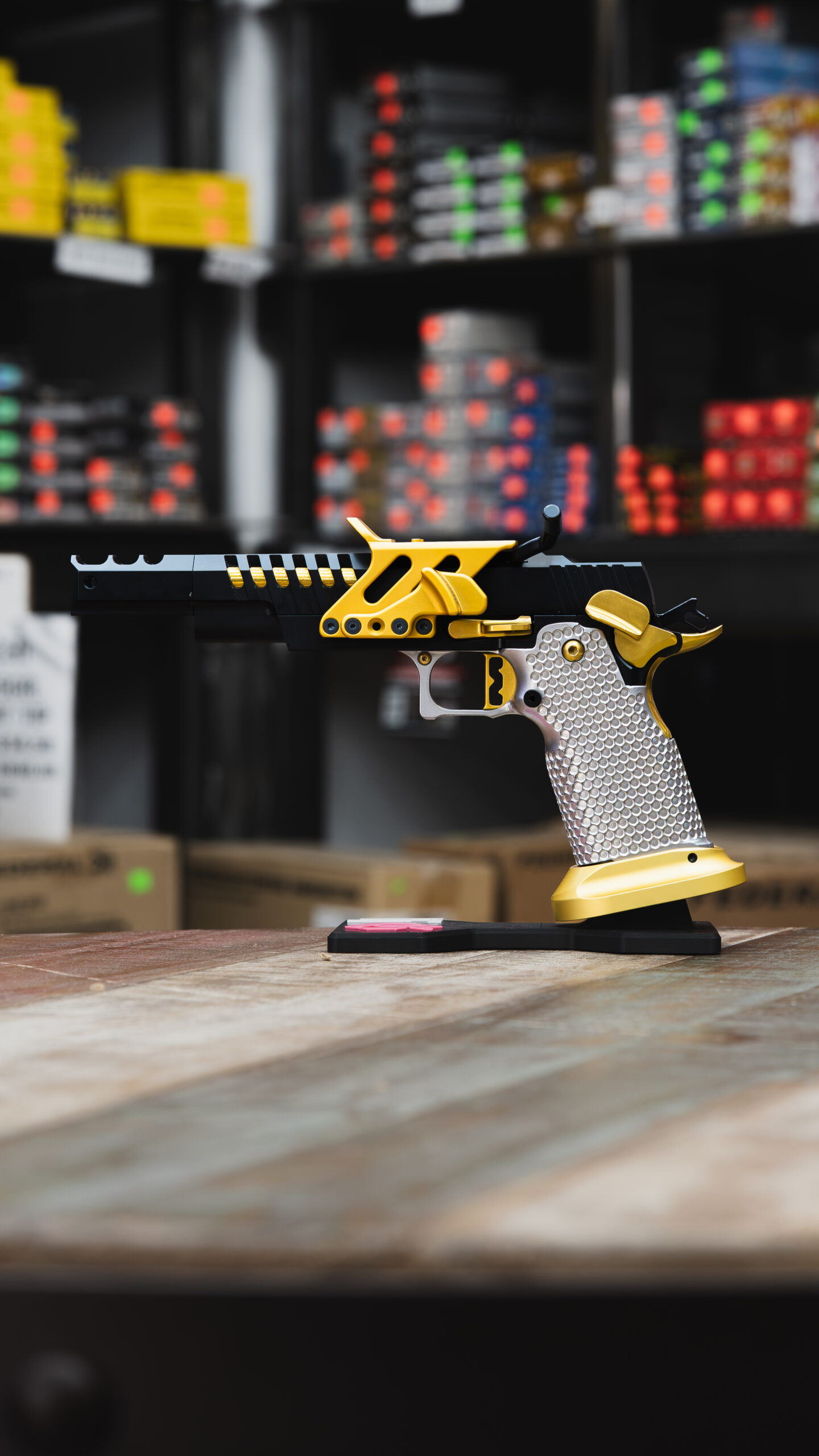 MPA DS9 Steel Challenge Pistol — 9 Super Black/Gold