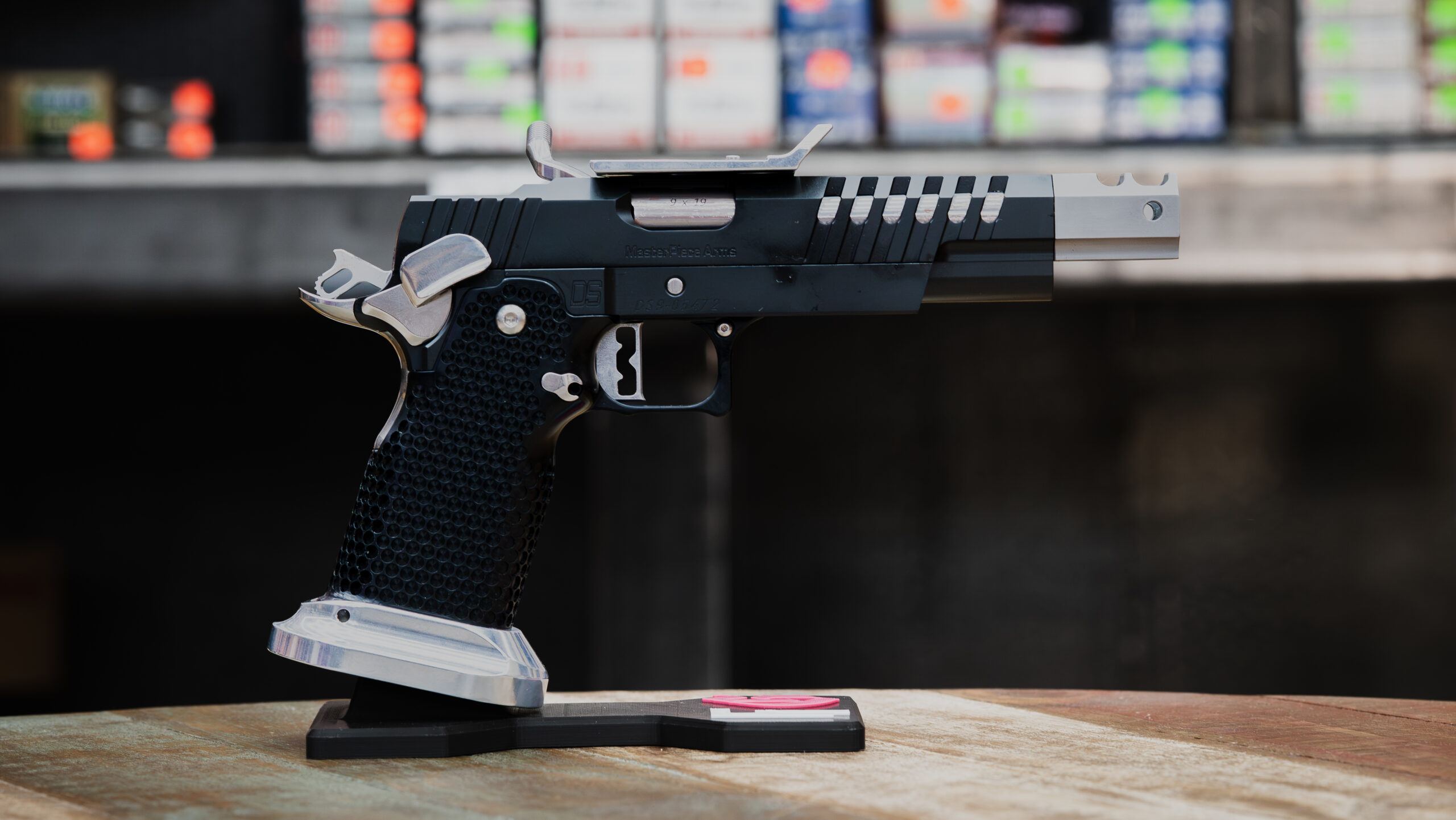 MPA DS9 Steel Challenge Pistol — 9x19 Silver/Black