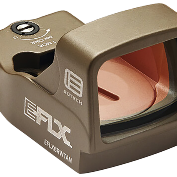 Eotech EFLX6RWTAN EFLX Mini Reflex Sight Tan 1 x 6 MOA Red Dot
