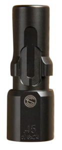 SilencerCo AC2603 3-Lug Muzzle Device 45 ACP 5/8"-24 Threads Black