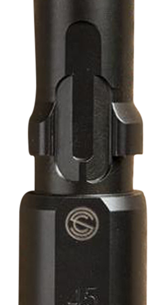 SilencerCo AC2603 3-Lug Muzzle Device 45 ACP 5/8″-24 Threads Black
