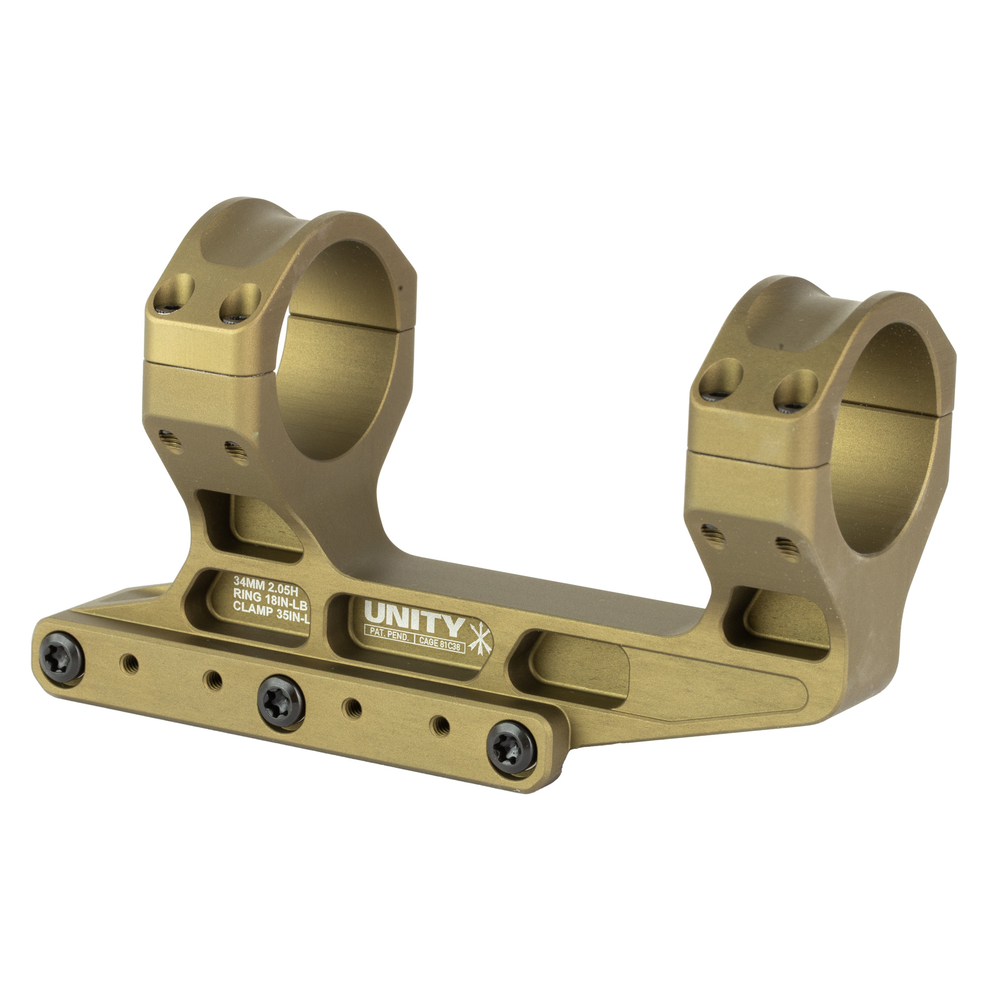 Unity FAST LPVO 34MM FDE - Unity Tactical