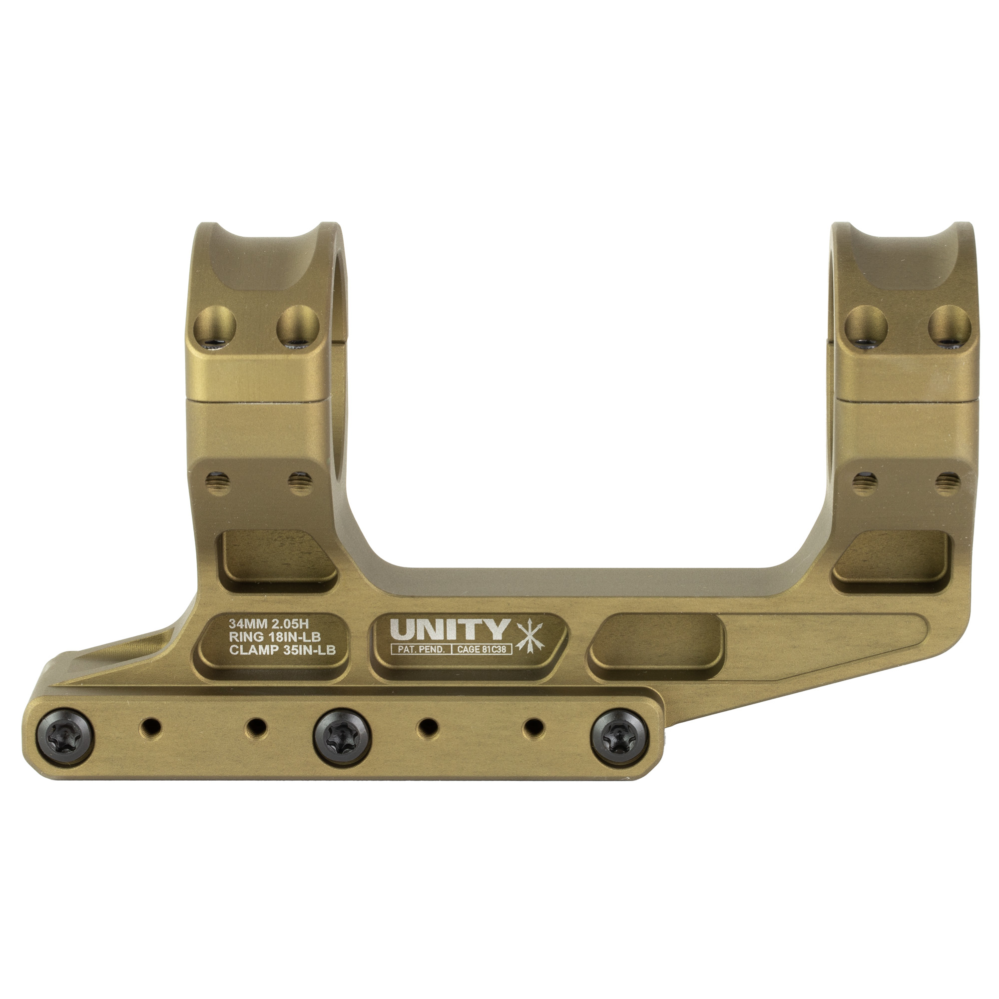 Unity FAST LPVO 34MM FDE - Unity Tactical
