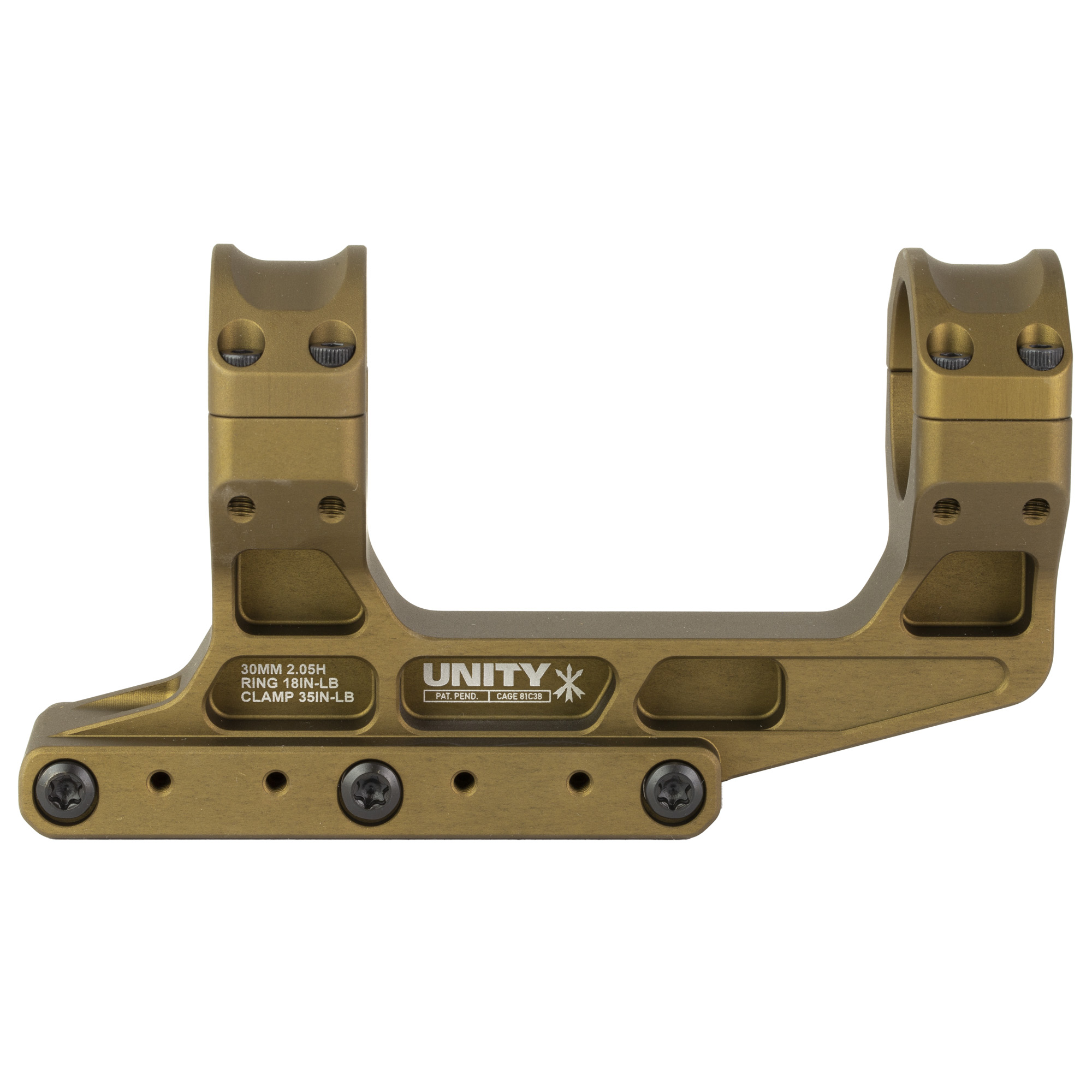 Unity FAST LPVO 30MM FDE - Unity Tactical